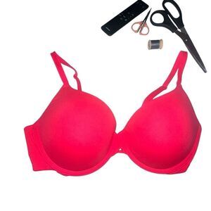 Victoria’s Secret 36D Wear Everywhere Push Up Convertible Bra Hot Pink